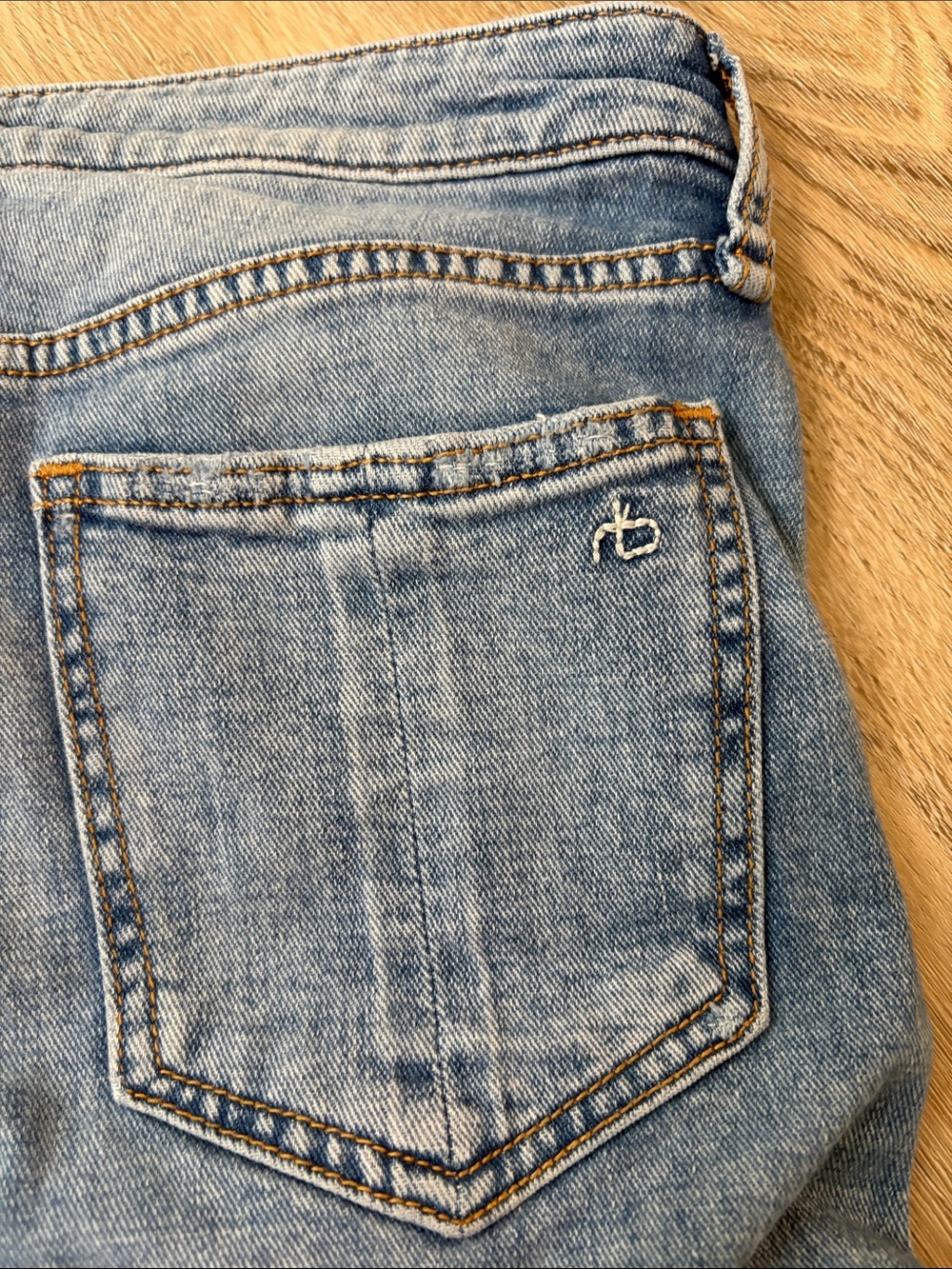 Rag & Bone Nina High Rise Ankle Cigarette Jeans Alexis Wash 24 - Picture 9 of 9
